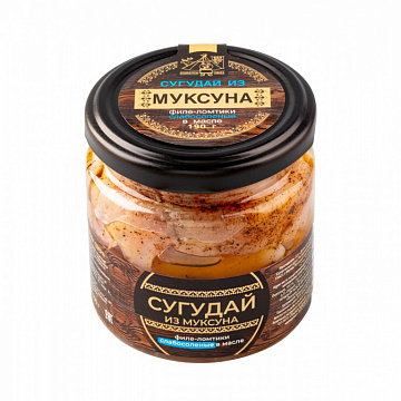 Сугудай из филе муксуна в масле 190гр Фото Сугудай из филе муксуна в масле 190гр